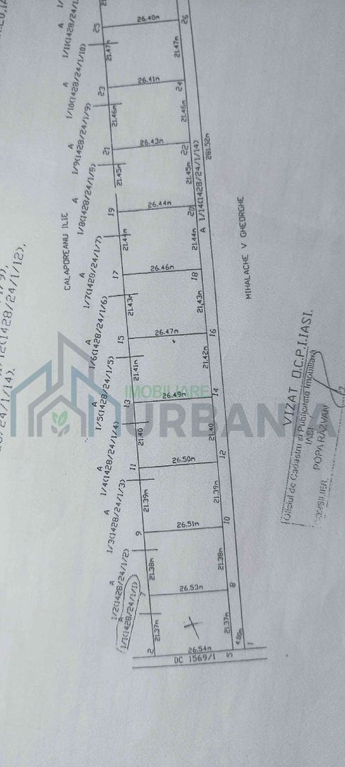 Teren de vanzare, 653 mp, Rediu, Iasi - Platou Beldiman, strada Tudor Vianu - Poză 3