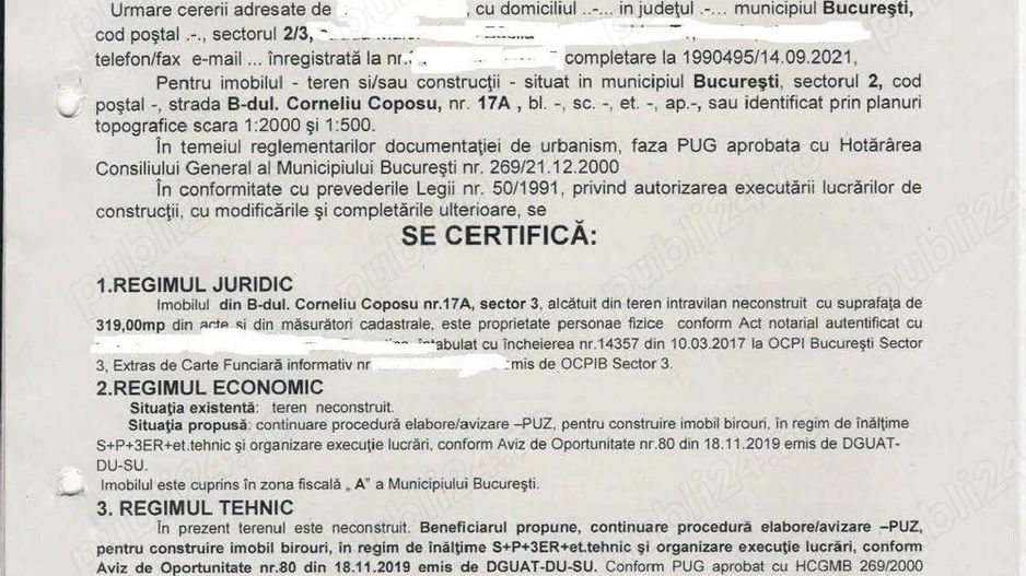 Teren constructii ultracentral de vanzare - Poză 4