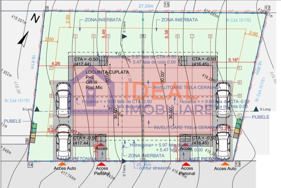 Casa Tip Duplex cu 4 camere in Zona Lidl Selimbar - Comision 0% - Schiță 2