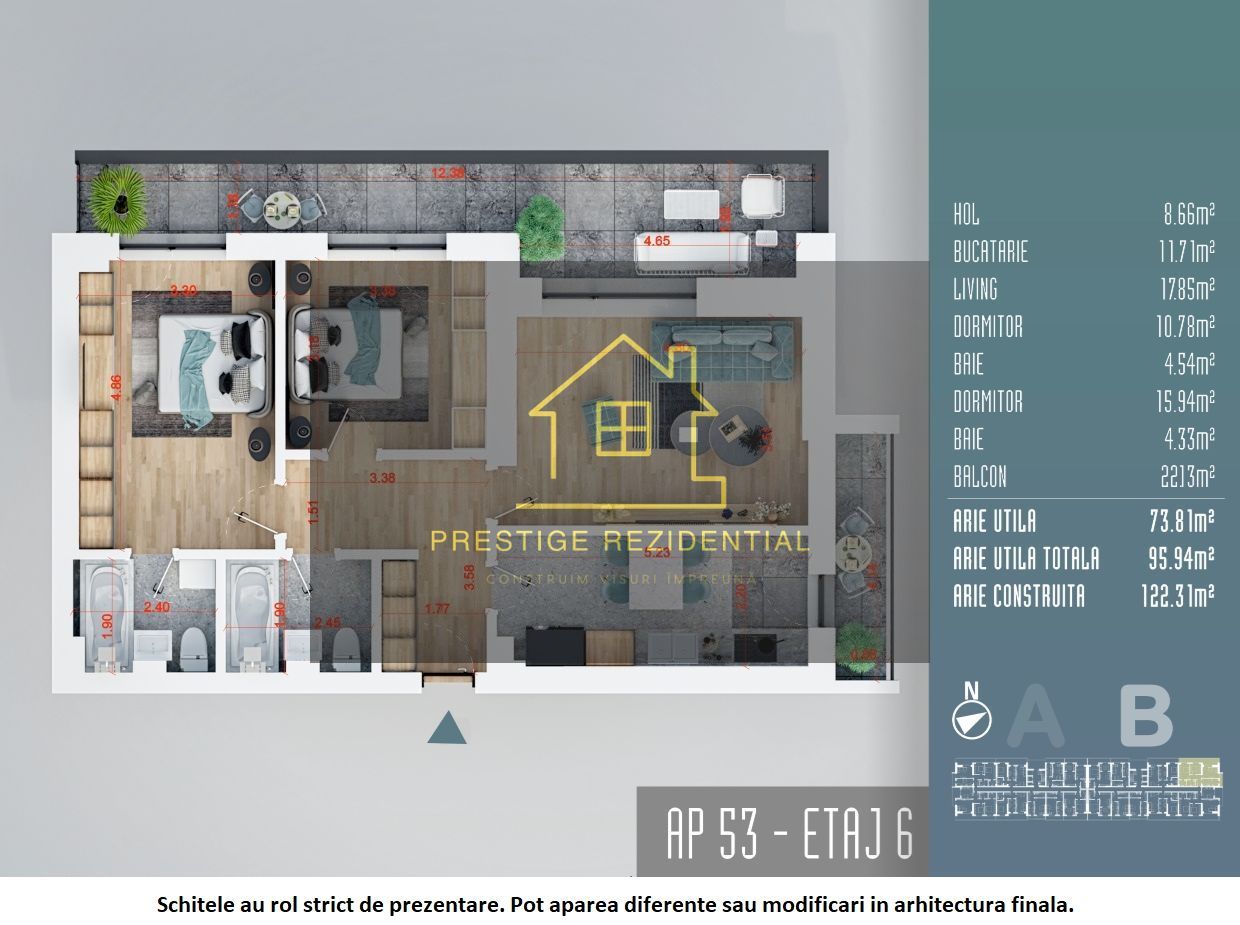 Auchan Titan-AP.3 cam.finalizat-Pallady-Auchan-Lidl - Poză 7