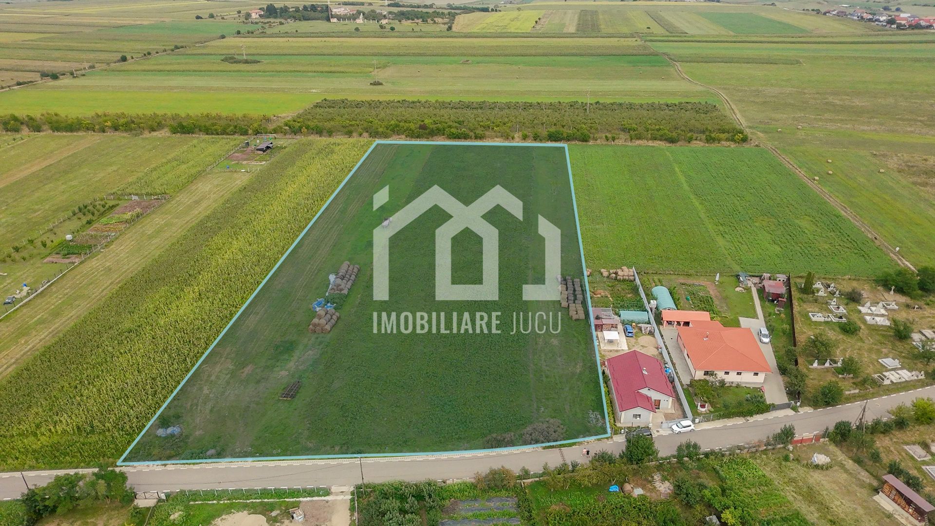 Sistematizare 6 parcele indviduale si 1 duplex, intravilan Jucu de Sus - Schiță 1