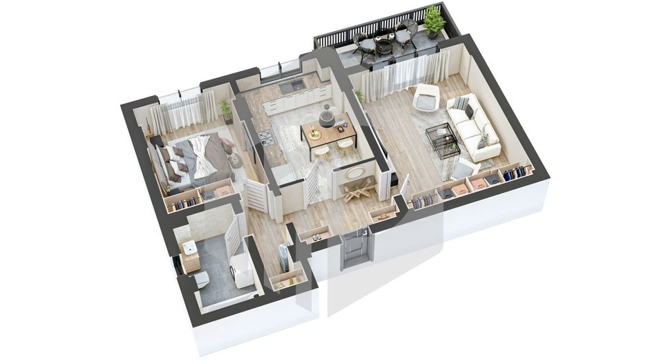 Apartament 2 camere - Decomandat - Etaj 2 sau 2- Piata Rahovei - Poză 5