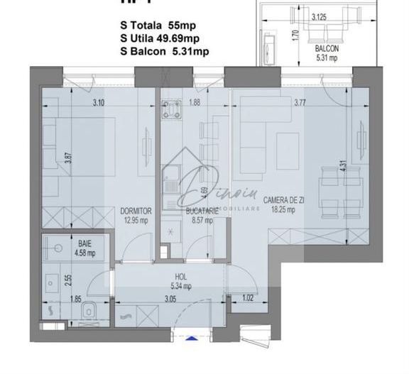 Apartament 2 camere Nusco City I Aviatiei I parcare inclusa I  COM 0% - Poză 2
