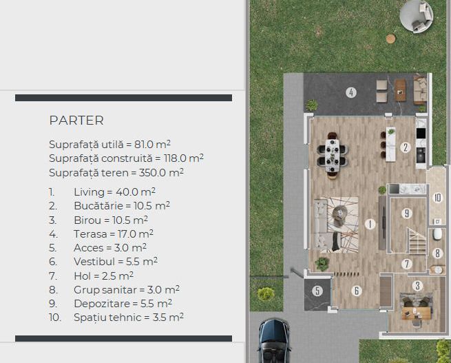 VILA INDIVIDUALA PREMIUM | TUNARI - Schiță 21