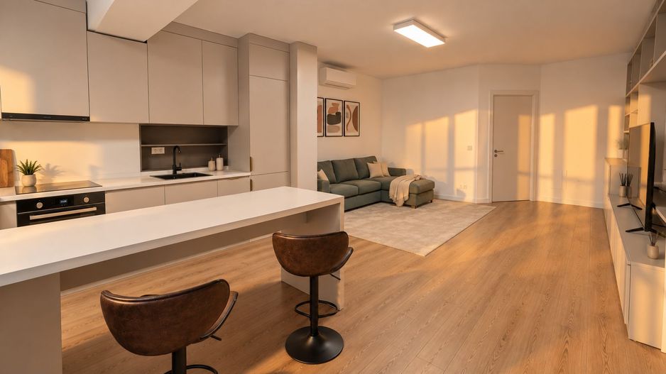 Apartament 2 camere lux decomadat Pipera Plaza - Poză 4