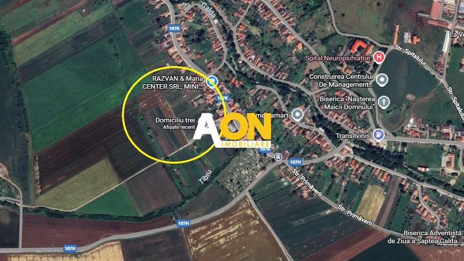 Teren intravilan Galda de Jos, 2100 mp - Poză 1