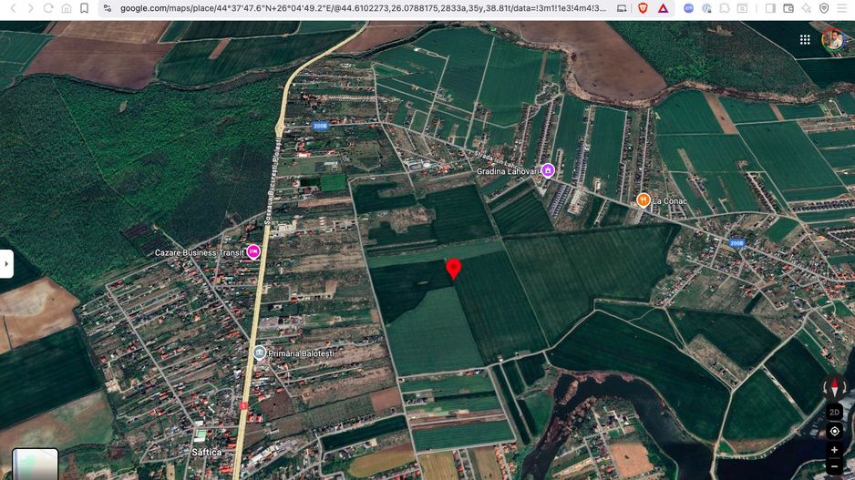 Teren extravilan 18.200 mp Saftica Balotesti - Poză 4