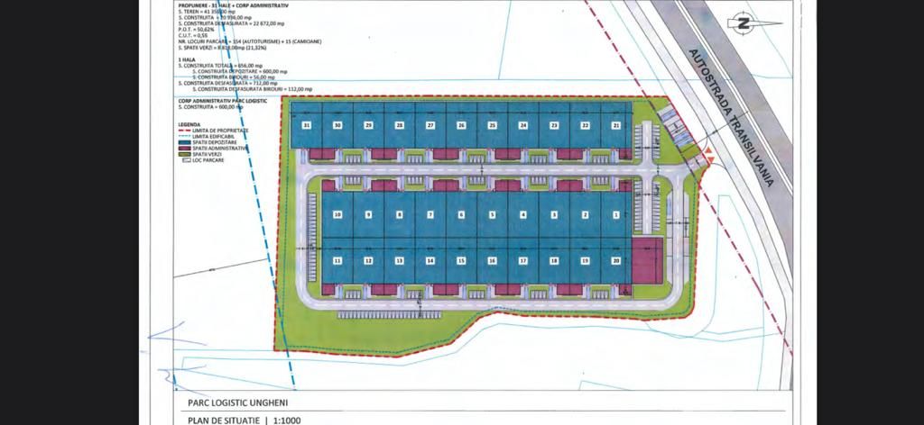 Terenuri Investitie 43485 mp Ungheni-Mures / Autostrada - Poză 9