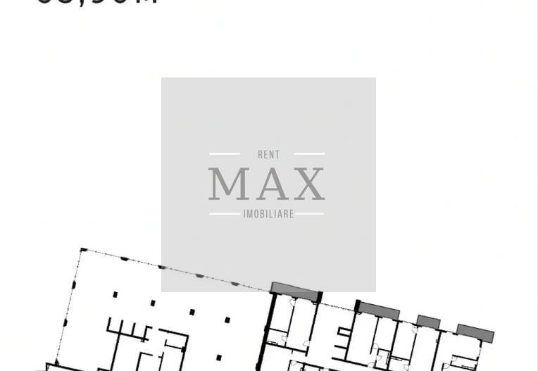Apartament 2 camere de vânzare 68.9 mp Et.9 Mărăști Fabricii - Poză 2