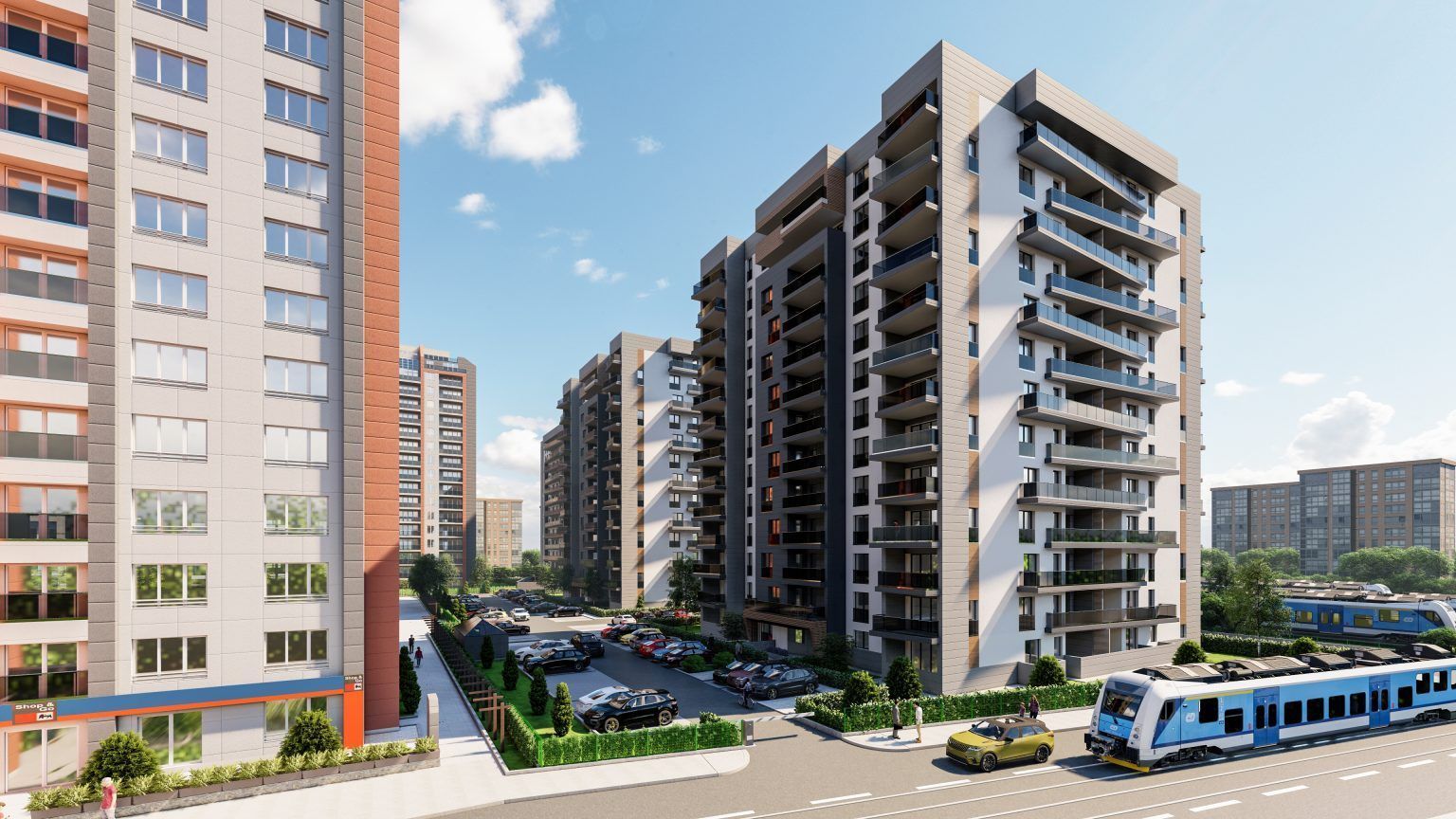 Apartament 3 Camere  Lux || InCity Residence || 3 Parcari subterane || Metrou - Poză 1