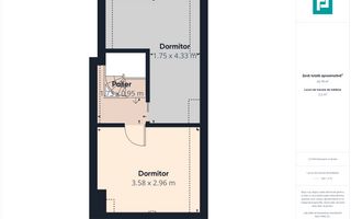 Apartament cu 3 camere pe 2 niveluri în Dumbrăvița - Poză 11