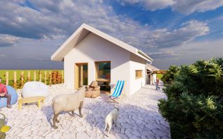 Casa individuala 4 camere, 100mp, Teren 400mp, Campenesti - Poză 1