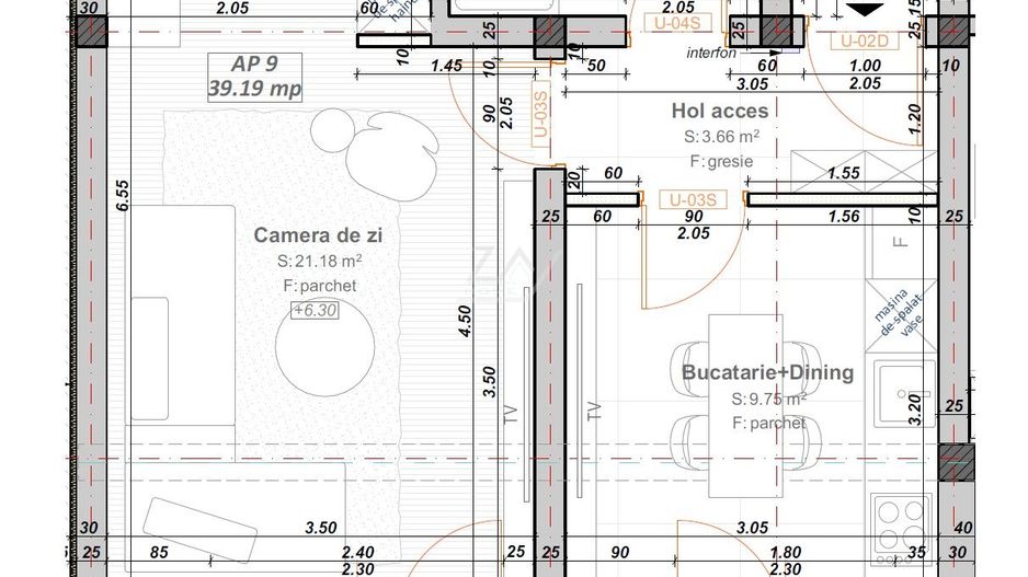 Asfalt. Spatiu pod. Balcon mare. - Poză 10
