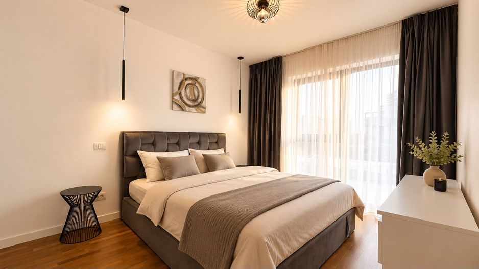 Apartament High End 2 camere I Zona Aviatiei I Mobilat si utilat - Poză 9