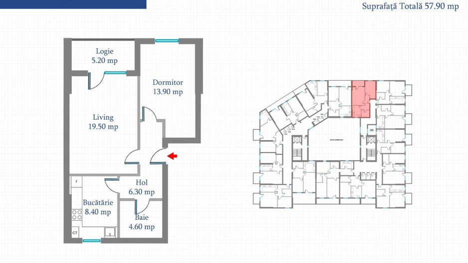 Militari-Metrou Preciziei | 2 Camere | 57.9 mp | Bloc Nou | Mutare rapida - Poză 12