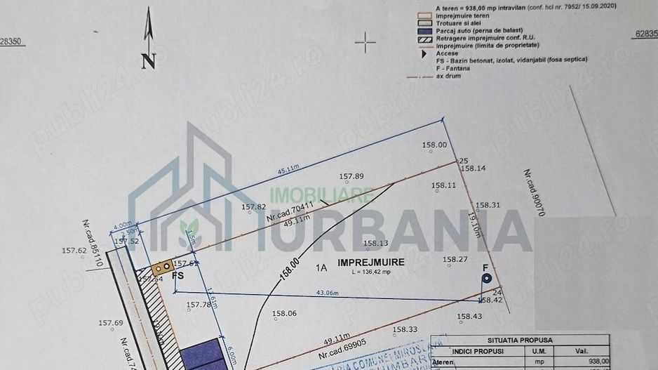 Teren intravilan 938 mp, Vorovești, strada Ion Neculce – ideal pentru construcția unei case - Poză 4