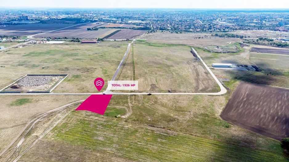 Oportunitate – Teren industrial 1.926 mp lângă Centura Vest Arad - Poză 1