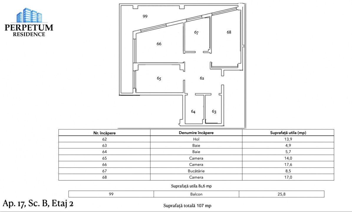 Tomis Nord/Carrefour -Vanzare Apartament cu 3 camere, bloc nou. - Poză 2