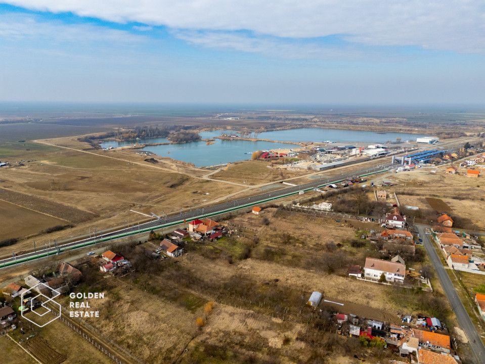 Litoralul vestului, 1000 mp, deschidere la lac, Ghioroc - Poză 4