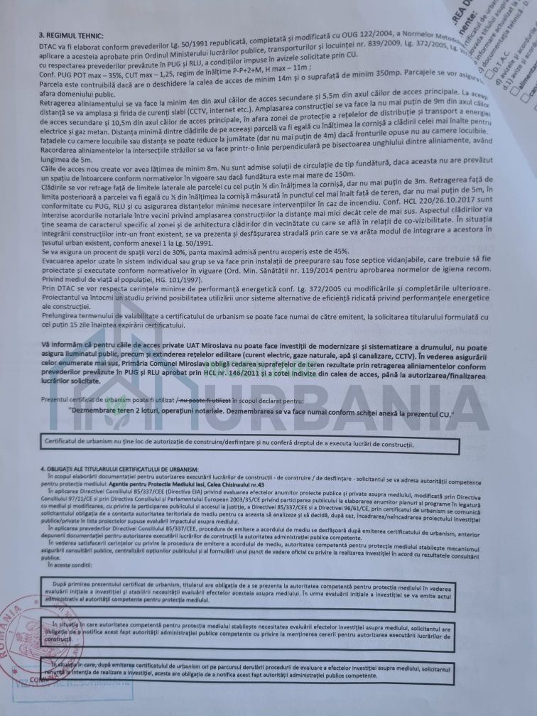 Teren intravilan 10.000 mp, Miroslava, Horpaz – Dezvoltare rezidențială - Poză 4