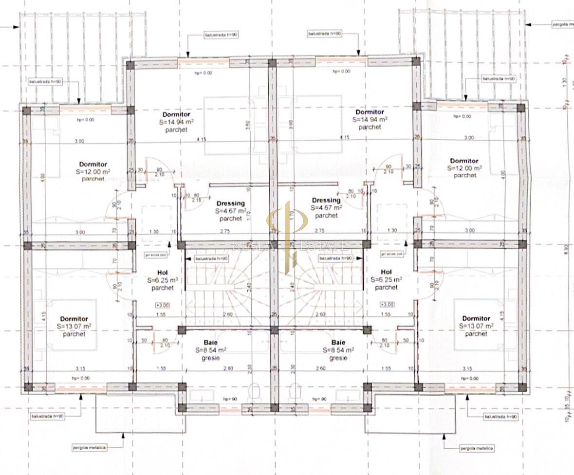 Duplex 5 camere + dressing| 122 mp utili - 200 mp teren| Giroc - Poză 5
