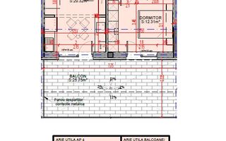 Apartament 2 cam Modern cu Terasă de 26 mp în Zona Pallady - Schiță 5