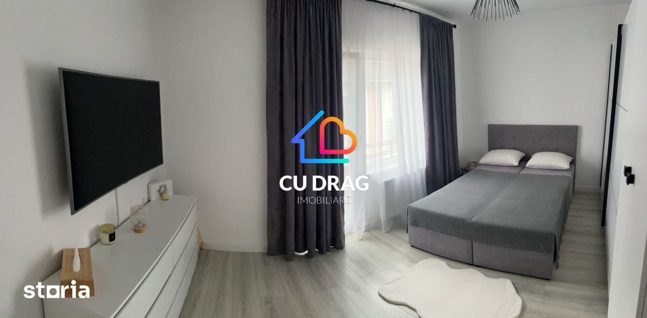 Cvadruplex modern, mobilat și utilat complet | Terasă 18 mp | 2 parcări - Poză 9
