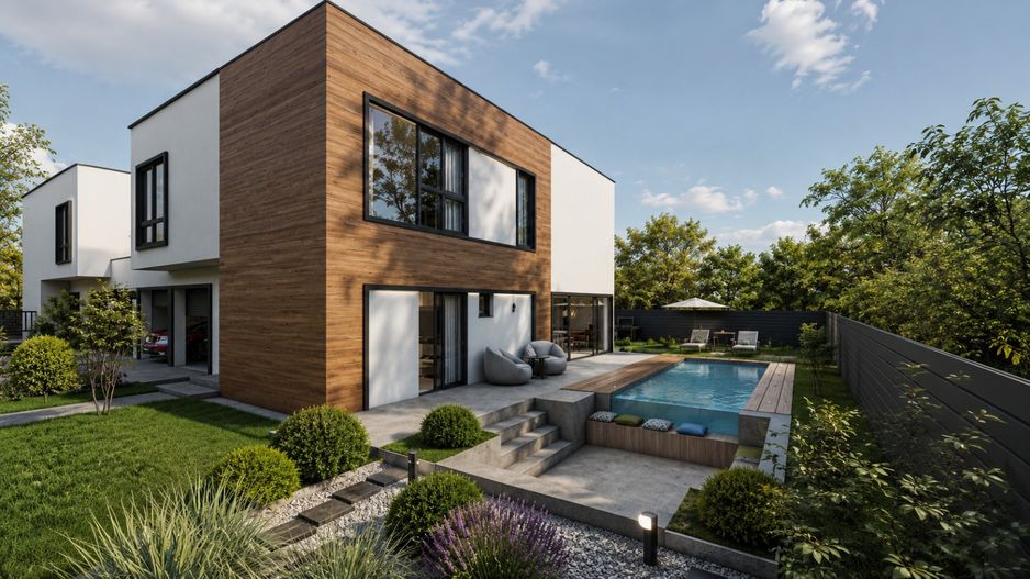 Vila Premium cu Piscina si Garaj dublu-Otopeni - Poză 1