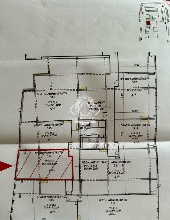 One Cotroceni | Spațiu Comercial | 110mp | et 1 | loc parcare | 425.000 euro - Schiță 6