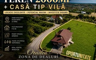 Dealurile Oradiei - Casă Tip Vilă - 2000 mp teren - Poză 1