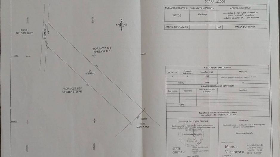 Teren intravilan la baza pădurii Valea Doftanei sat Traisteni (poduri) - Poză 9