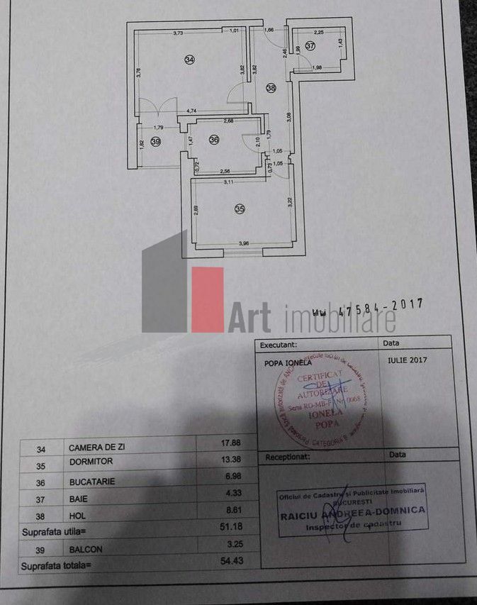 De vânzare apartament 2 camere Complex Rezidențial Rotar Park 1 - Poză 6