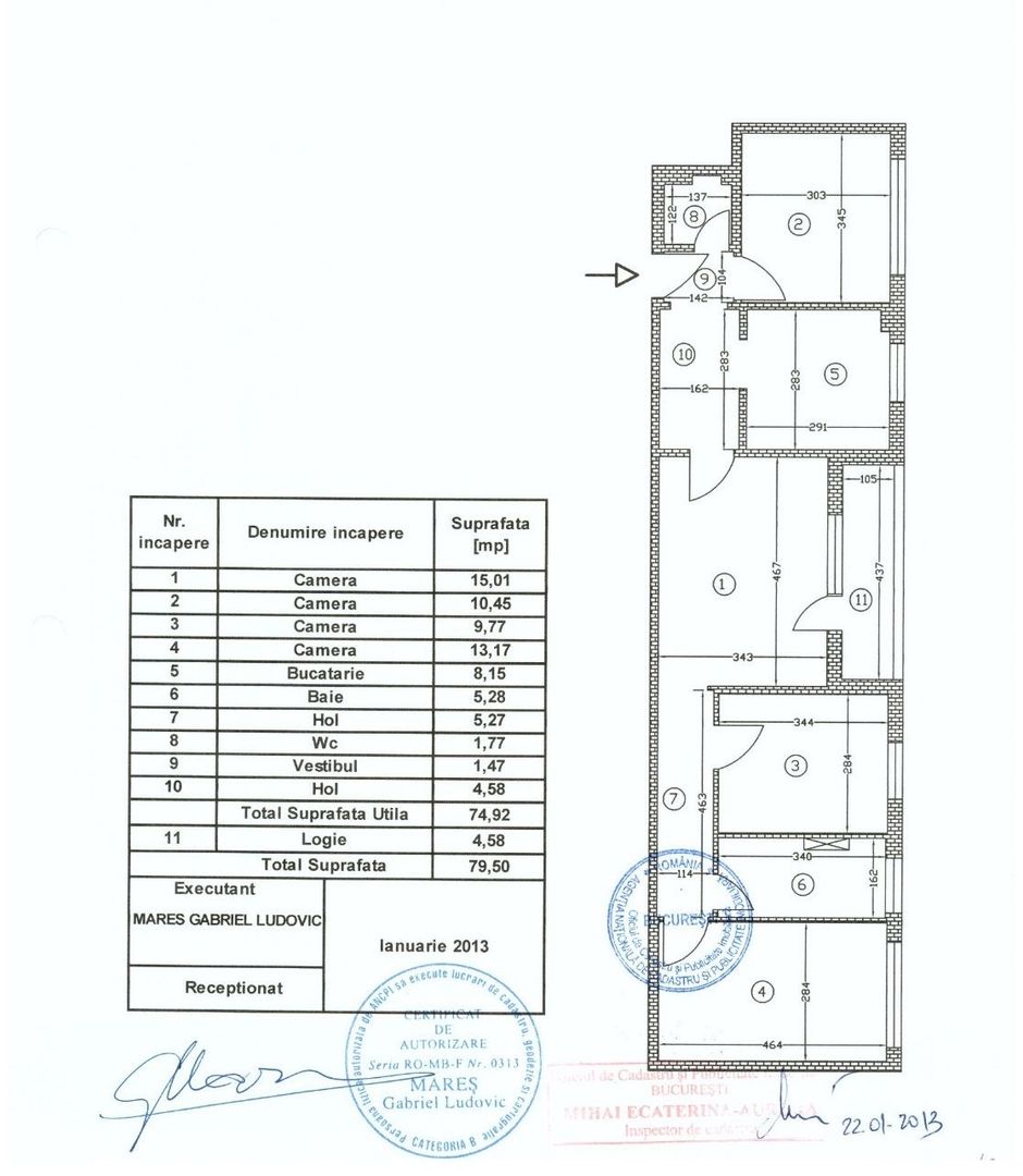 Apartament 4 camere Apusului - Poză 9
