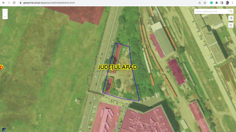 Teren intravilan 4.584 mp Calea 6 Vanatori Arad - Poză 1