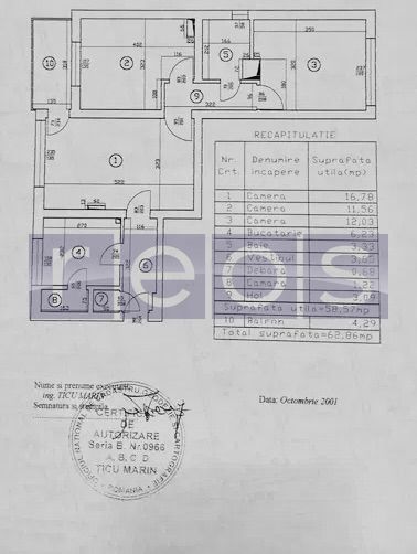 VANZARE 3 CAMERE | CENTRALA PROPRIE  | METROU JIULUI | - Poză 7