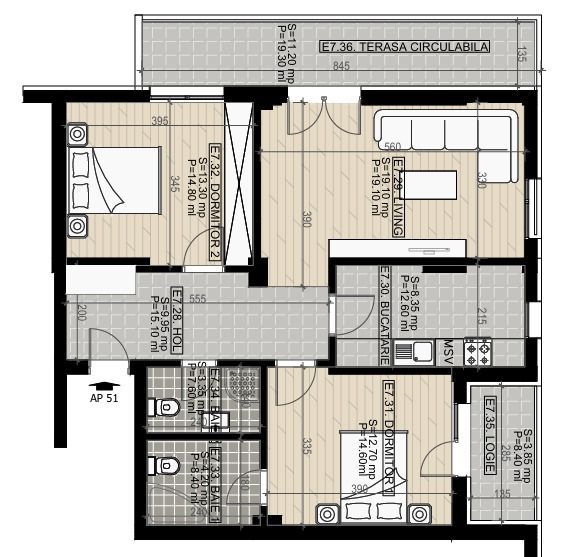 3cam.dec-bd.Brancoveanu-mall Grand Arena-Berceni-A.Persu - Poză 1