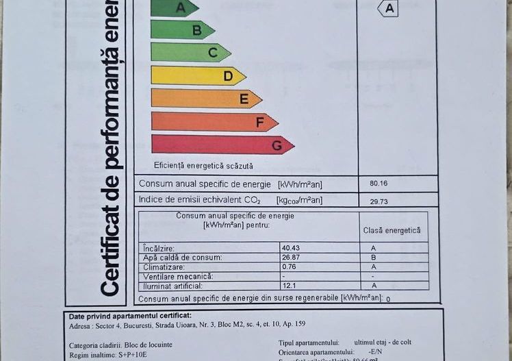 Apartament 3 camere – modern, 68 mp, mobilat complet | Str. Uioara - Poză 10