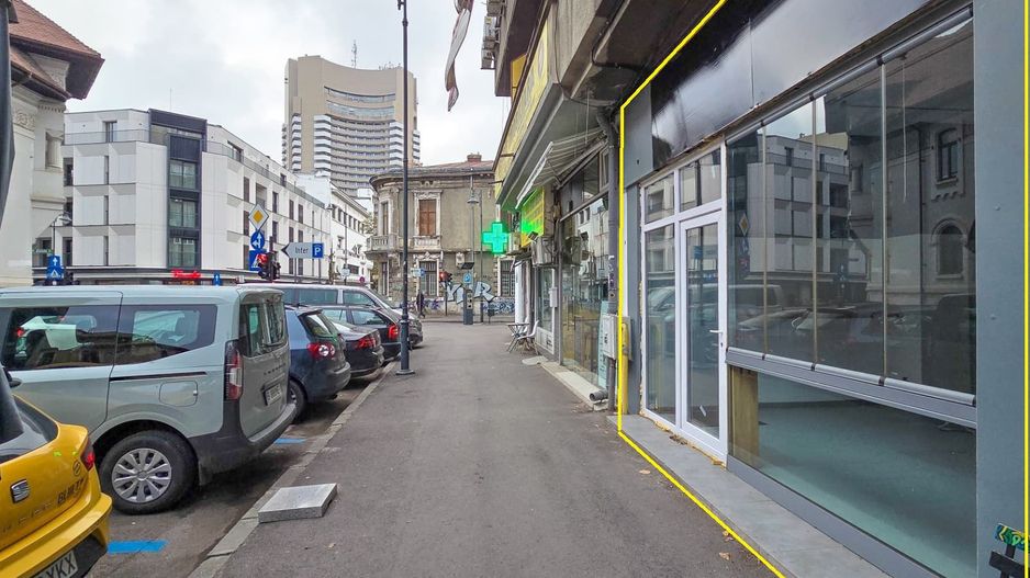 Spatiu comercial 37mp Universitate Batistei Stradal - Poză 1