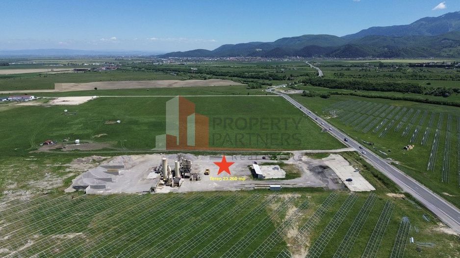 Teren pentru dezvoltare industrială/comercială 23.200 mp Râșnov DN73 - Poză 2