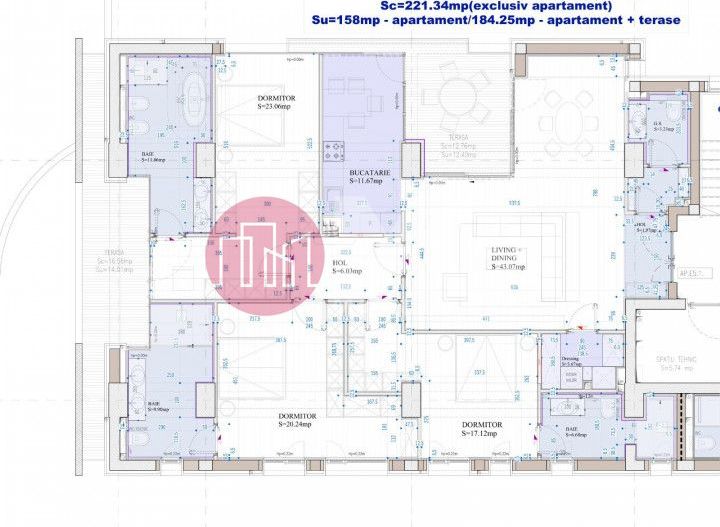apartament 4 camere de vanzare- pozitie unica- parc Herastrau- Acr de Triunf - Poză 14