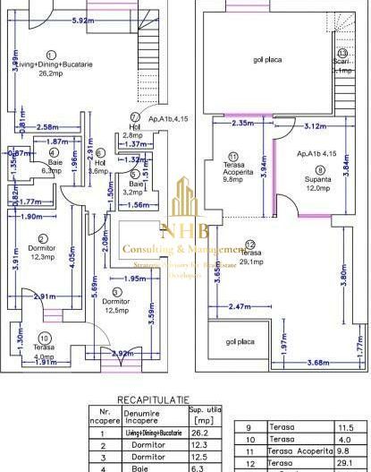 Penthouse 4 camere  259.000 €+TVA-  Pipera - Avalon Estate! - Poză 14