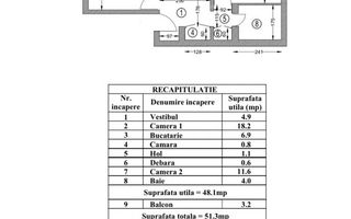 Vand 2 camere Baneasa - Poză 7