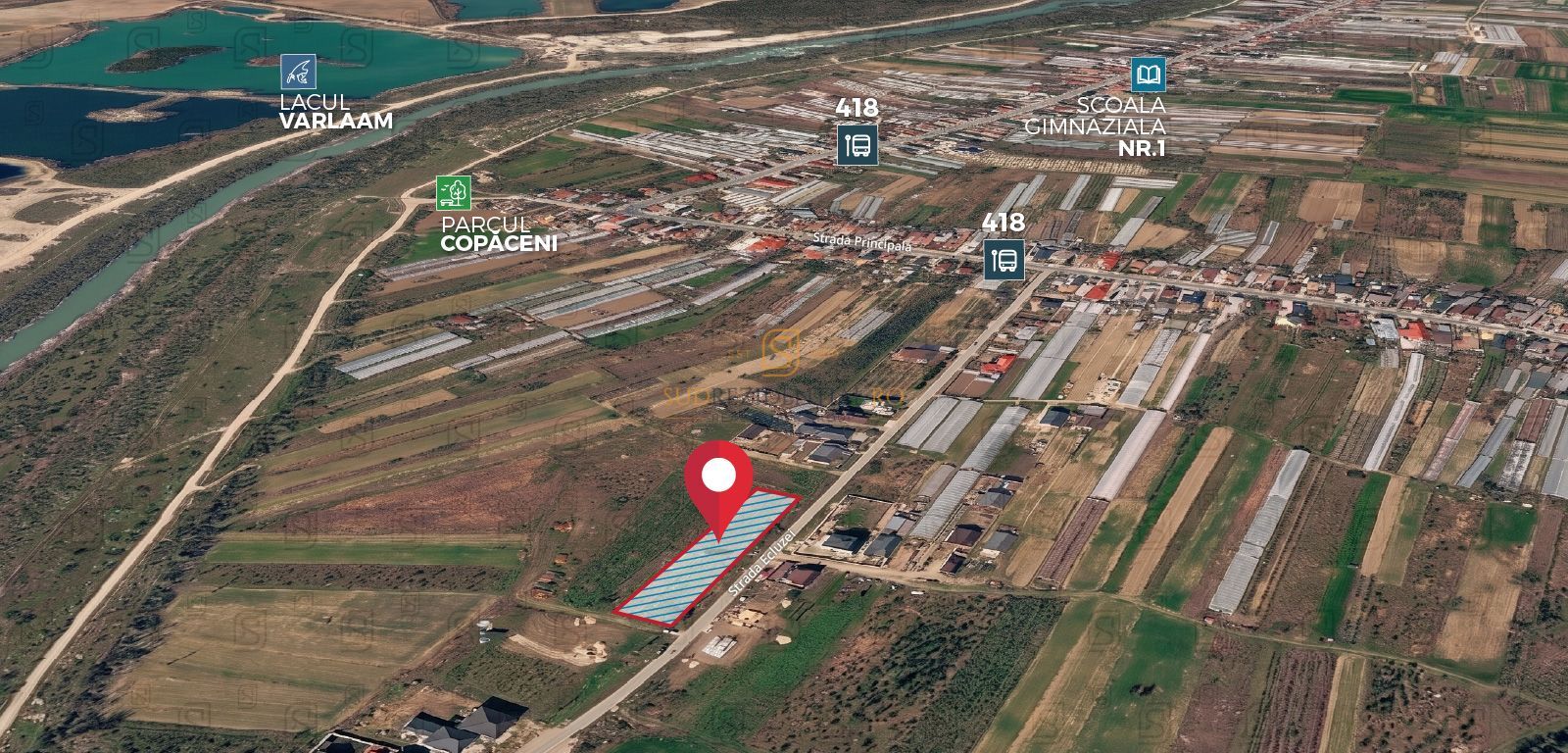 Teren intravilan, 705 mp, potential rezidential, Ecluzei, Copaceni, IF - Poză 4