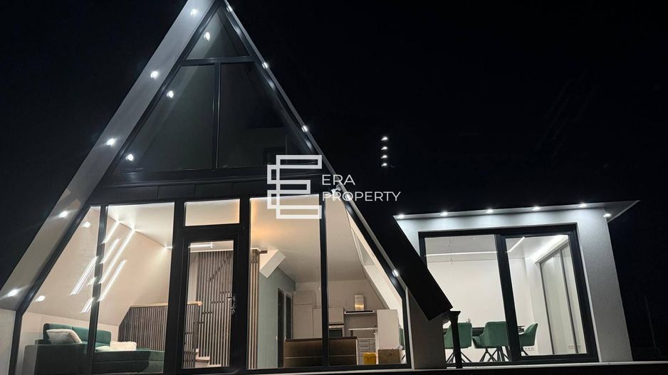 Casă nouă la cheie, tip A-frame, intabulată, în Șura Mare - Poză 17