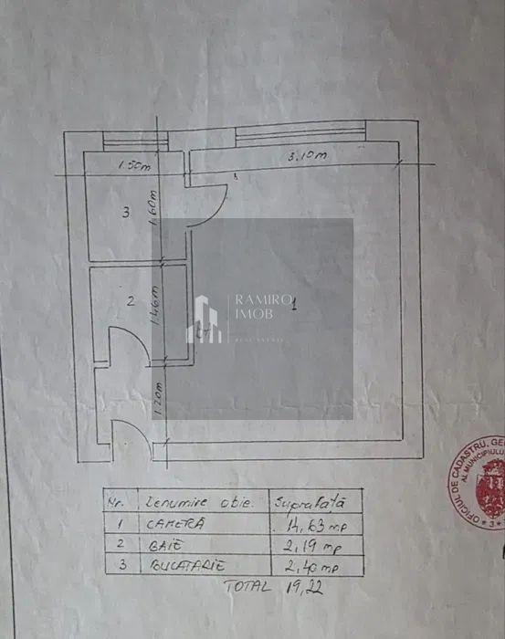 Garsonieră renovată | 5 minute de metrou 1 Decembrie 1918 - Poză 7