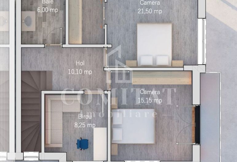 Casă cuplată zona străzii Cătanelor - Poză 8