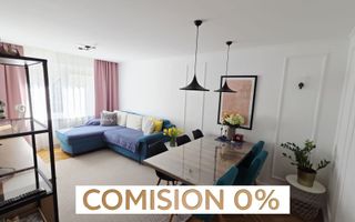 Comision 0% Apartament modern 3 camere complet mobilat Circumvalatiunii etaj 2 - Poză 1