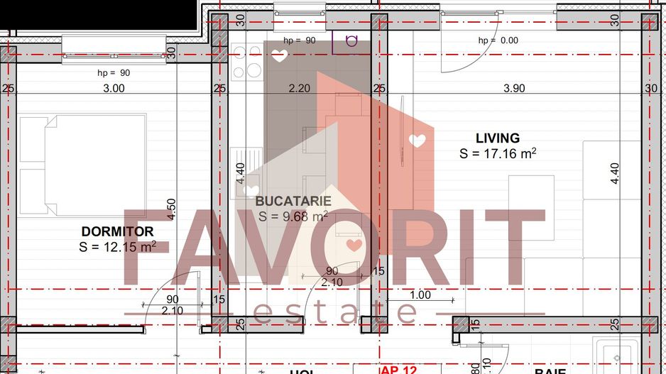 Decomandat. Bucatarie separata. Loc de parcare inclus - Poză 11