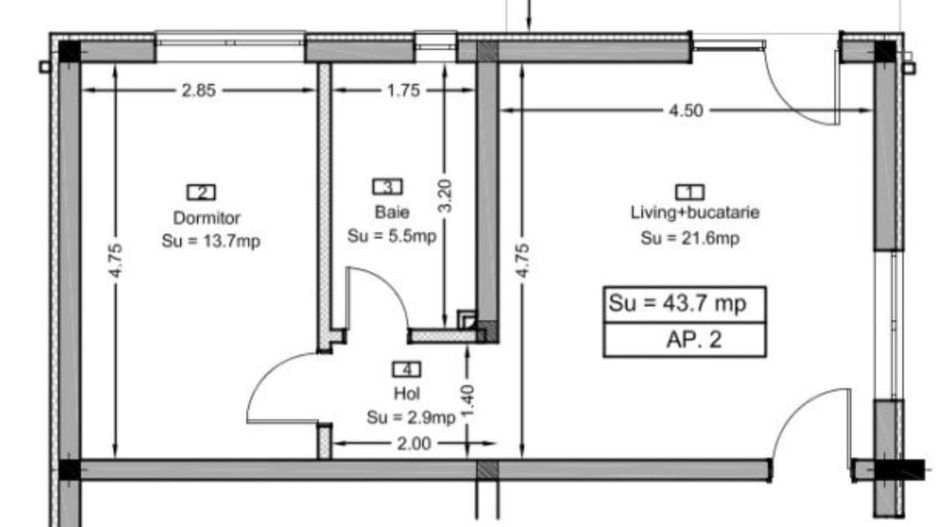 Ap2 92H Tautului Residence + GRADINA - Schiță 8