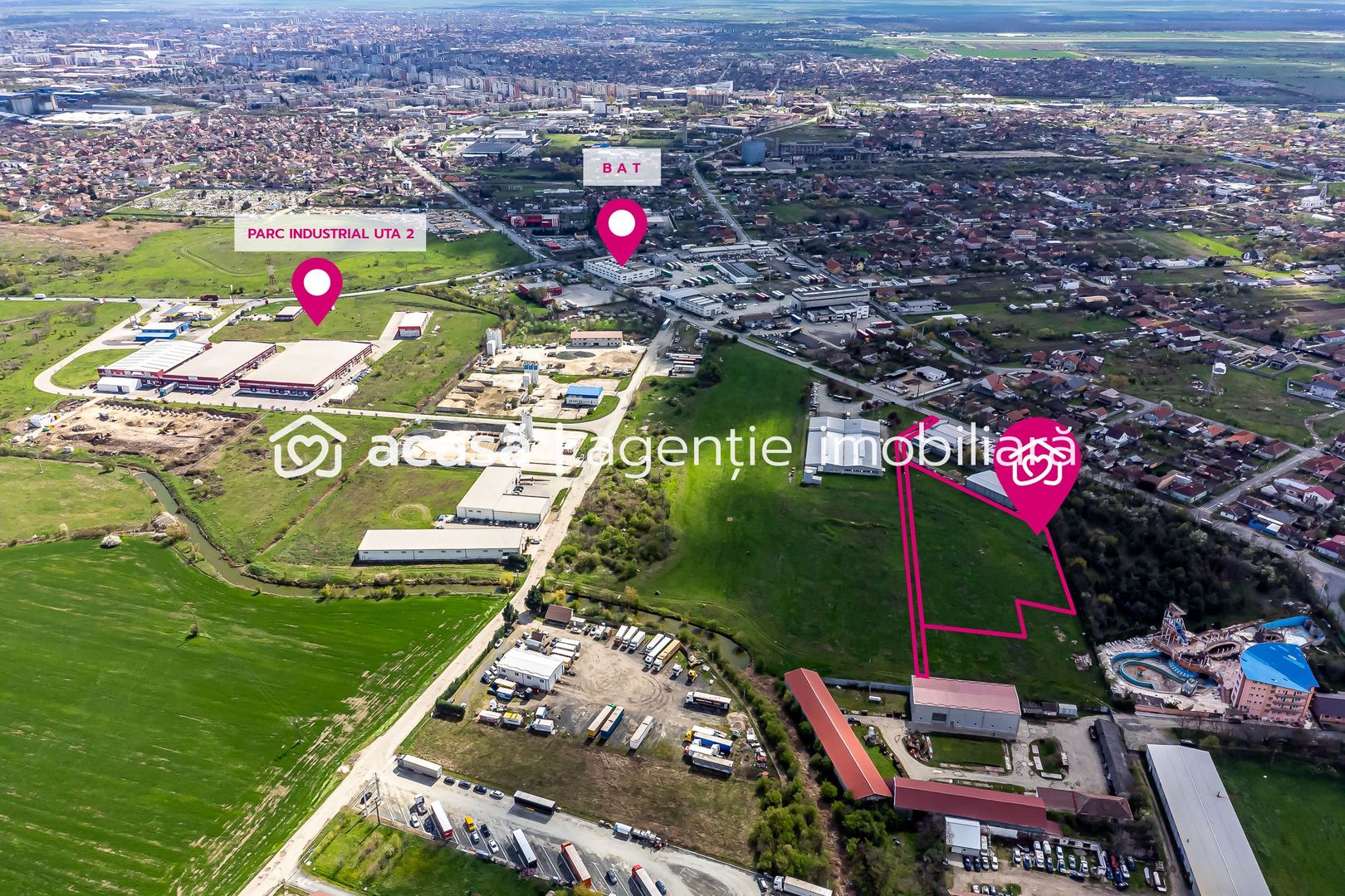 Teren cu PUZ in Arad, servicii, industrie, depozitare 8.307 mp - Poză 4